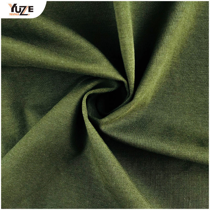 YZK-080029 40S CTN Span-trøye med enzymvask Kul berøring