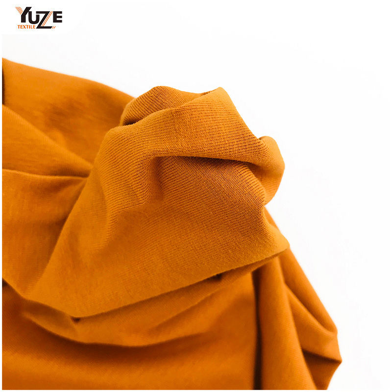 YZK-080029 40S CTN Span-trøye med enzymvask Kul berøring