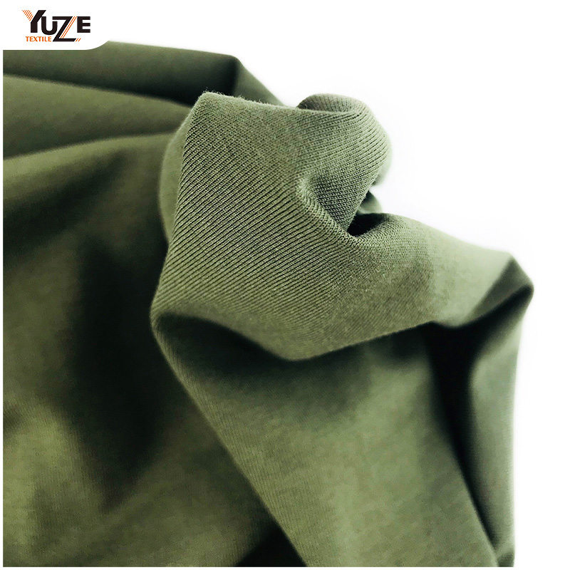 YZK-080029 40S CTN Span-trøye med enzymvask Kul berøring