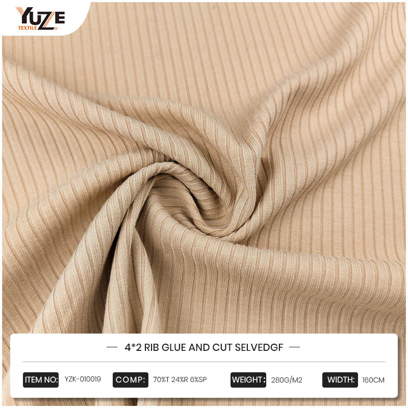 YZK-010019 4*2 Rib-lim og kutt Selvedgf