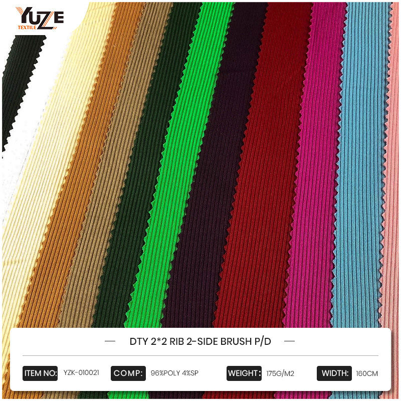YZK-010021 DTY 2*2 RIB 2-side børste P/D