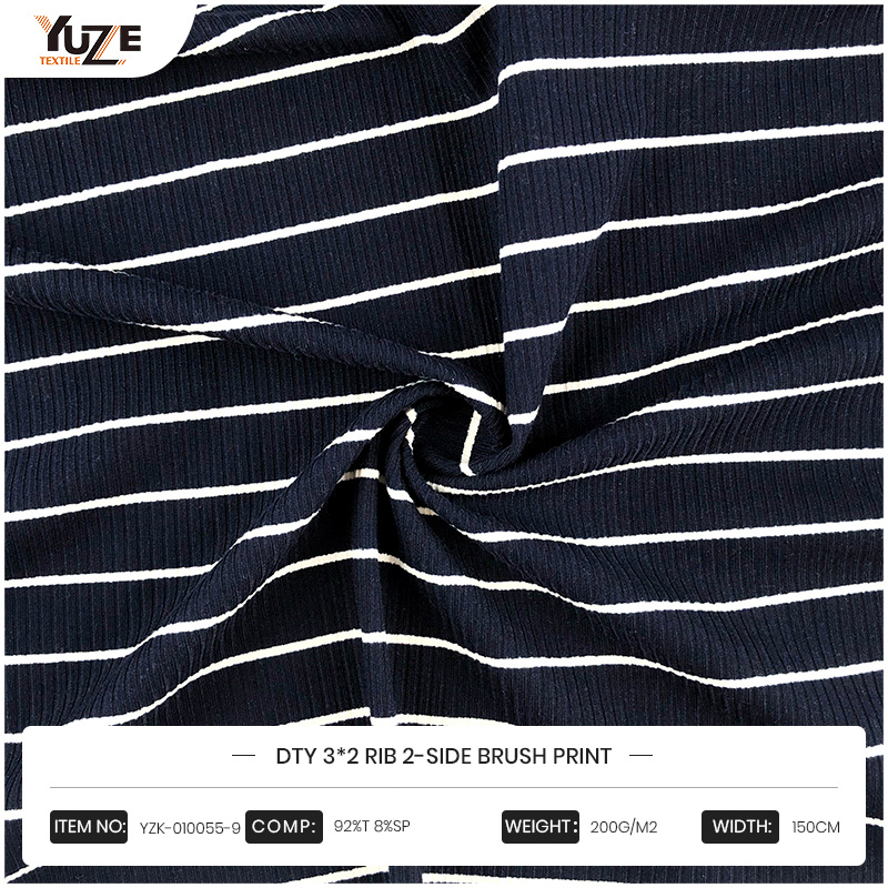 YZK-010055-9 DTY 3*2 RIB 2-side børsteutskrift