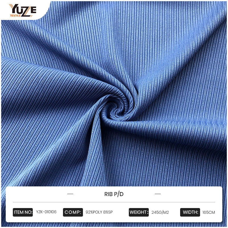 YZK-010106 RIB P/D Fabric: Leading the Elastic Revolution in Sports and Leisure Wear