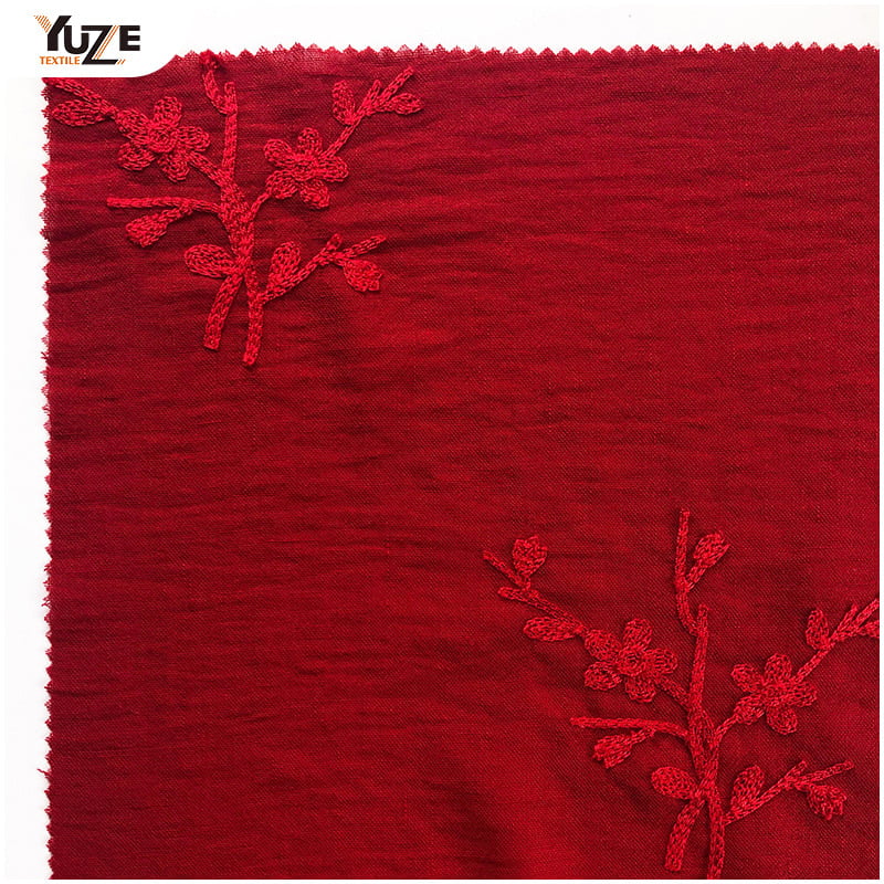 YZW-030065 Gentle Linen Air Jet Embroidery