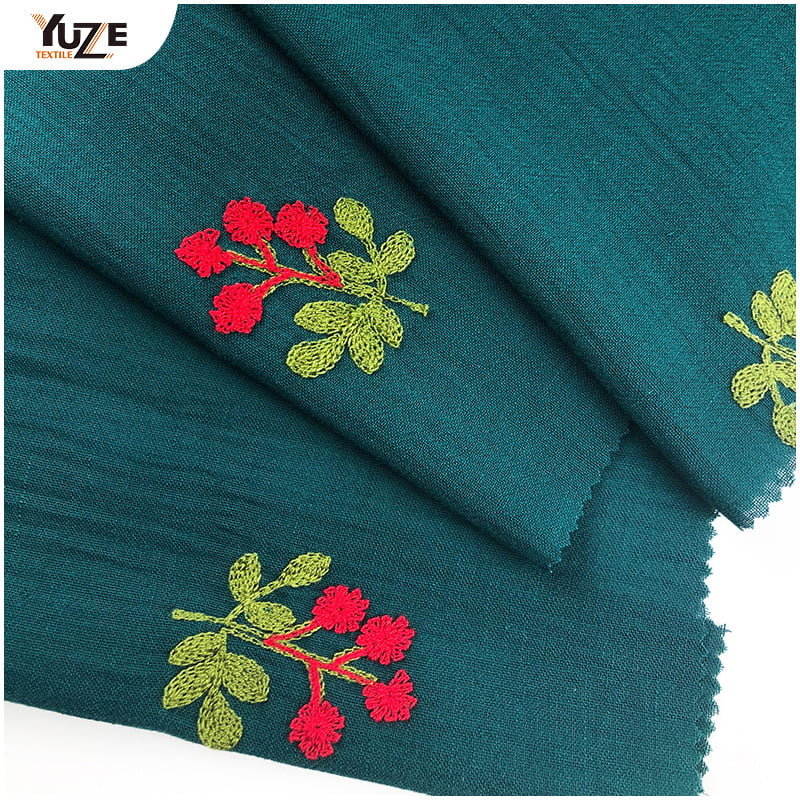 YZW-030066 Gentle Linen Air Jet Embroidery