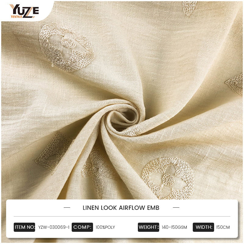 YZW-030069-1 Linen ser ut Airflow emb