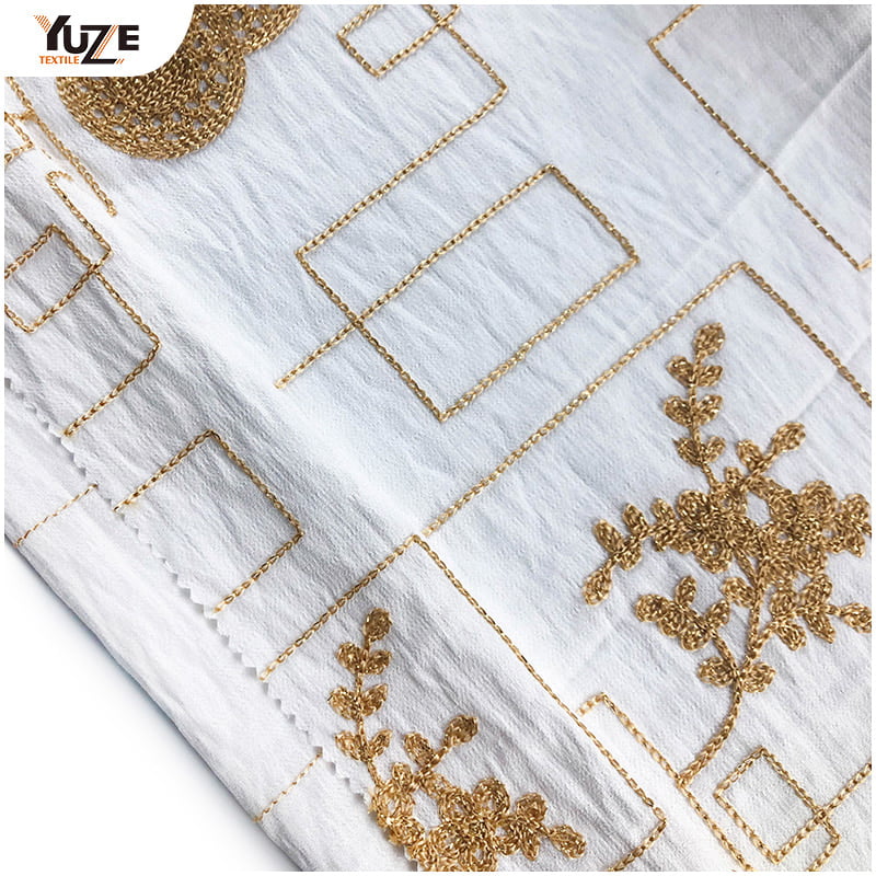 YZW-030137-4 RN Tree Crepe broderi