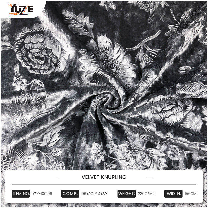 Velvet Knurling -stoff har utmerket slitasje motstand og rynkemotstand