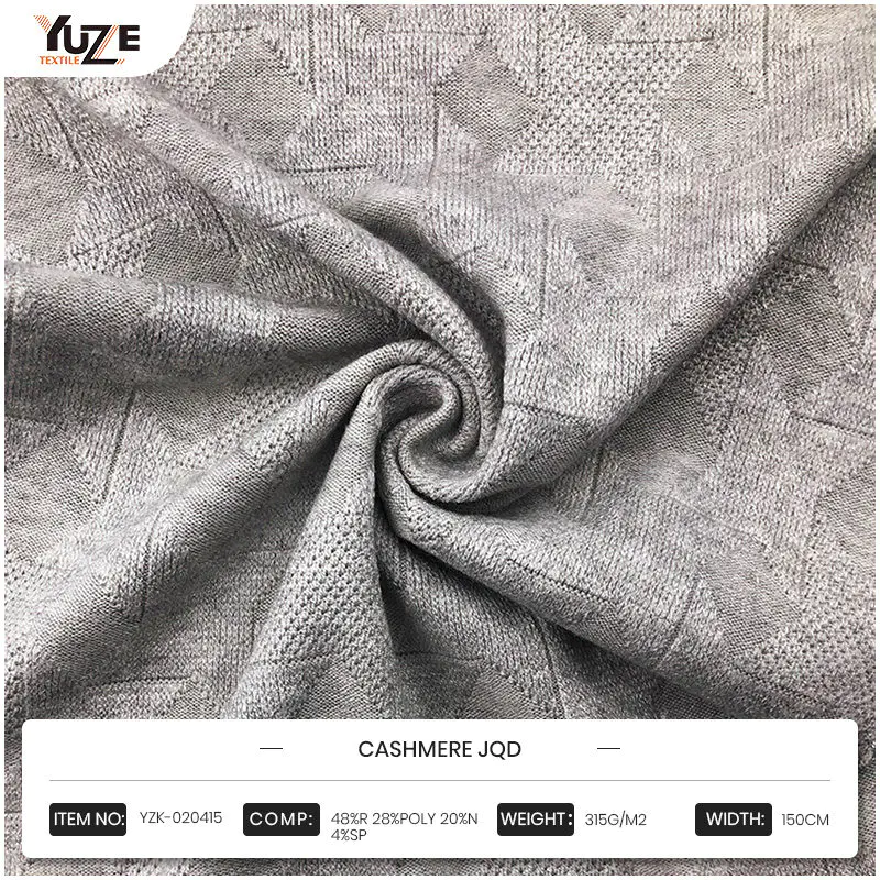 YZK-020415 Cashmere JQD: Synergien av flere materialer gir enestående komfort